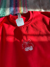 Load image into Gallery viewer, Cherry Bow Crewneck