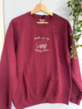 Load image into Gallery viewer, Books are my Happy Place Crewneck