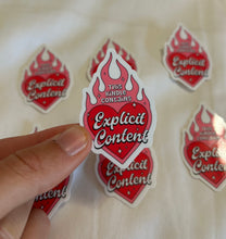 Load image into Gallery viewer, Explicit Content Sticker