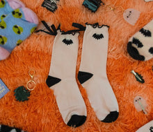 Load image into Gallery viewer, Fall Ruffle Bow Socks