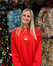 Load image into Gallery viewer, Cherry Bow Crewneck