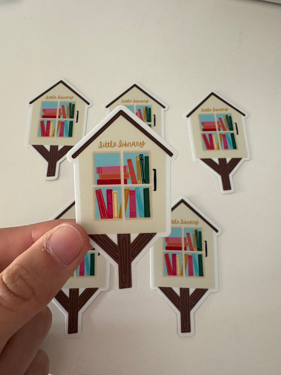 Free Little Library Sticker – hannah.elise.co