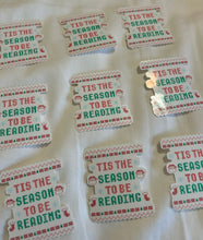 Load image into Gallery viewer, Tis the Season to be Reading Sticker