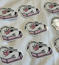 Load image into Gallery viewer, Reading in the Afterlife Ghost Sticker