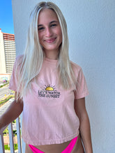 Load image into Gallery viewer, Let’s Watch the Sunset Boxy T-shirt