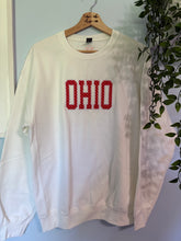 Load image into Gallery viewer, Red Polka Dot Ohio Appliqué Crewneck