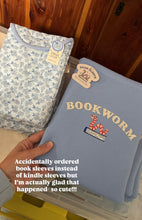 Load image into Gallery viewer, Bookworm Book Sleeve