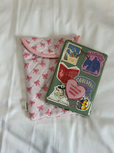 Load image into Gallery viewer, Pink Coquette Bows Quilted Kindle Sleeve