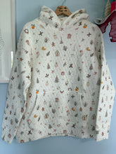 Load image into Gallery viewer, Oversized A Cottage Christmas Icons Quilted Hoodie