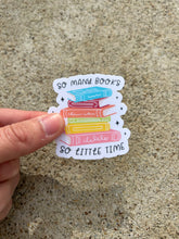 Load image into Gallery viewer, So Many Books Sticker