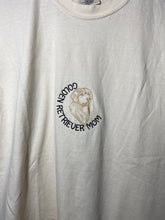 Load image into Gallery viewer, Embroidered Golden Retriever Mom T-shirt