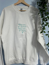 Load image into Gallery viewer, Take Care Crewneck