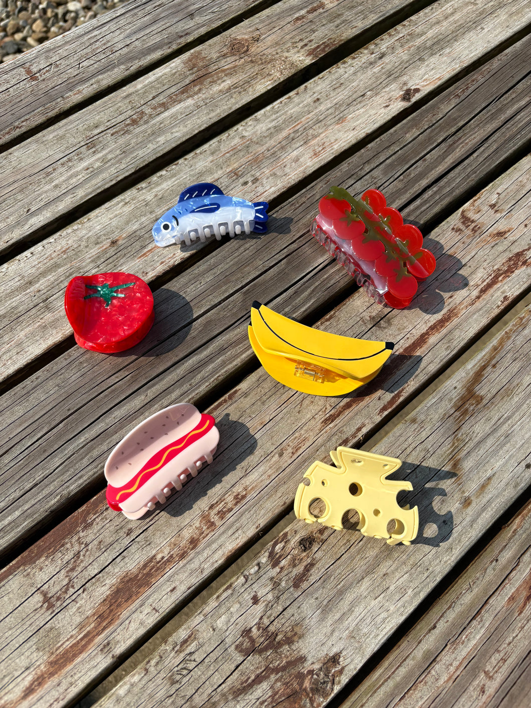 Food Hair Clips