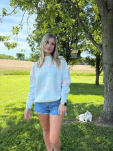 Load image into Gallery viewer, Blues Quilted Mockneck

