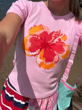 Load image into Gallery viewer, Pink Hibiscus Tee
