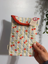 Load image into Gallery viewer, Quilted Cherry Kindle Sleeve
