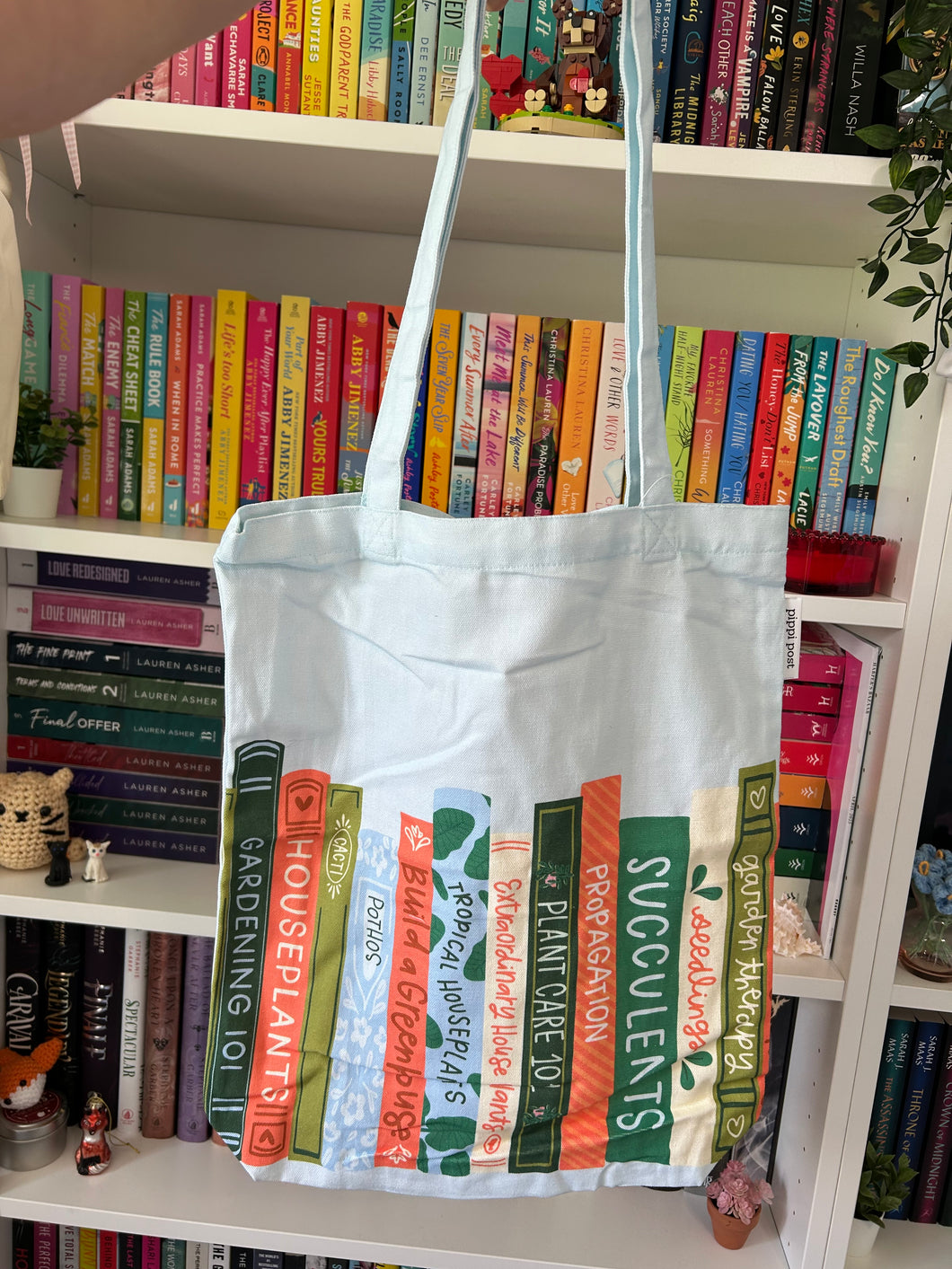 Plant Books Tote Bag