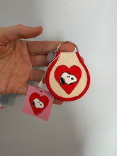 Load image into Gallery viewer, Valentine Heart Patch Keychain
