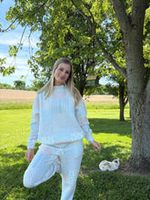 Load image into Gallery viewer, Blues Quilted Mockneck
