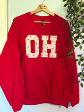 Load image into Gallery viewer, OH Cherry Appliqué Crewneck
