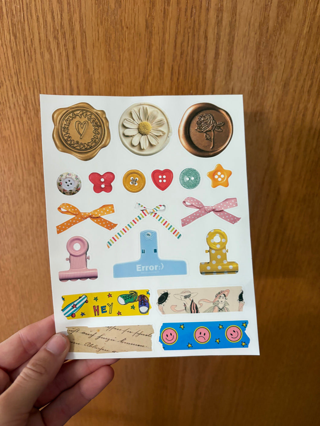 “Junk” Journal Sticker Sheet