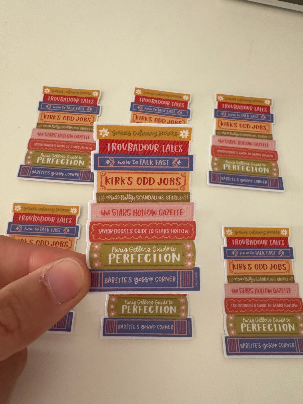Starshallow Book Stack Sticker