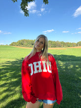 Load image into Gallery viewer, Red OHIO Oversized Mockneck
