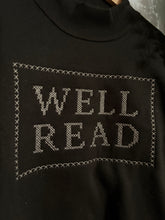 Load image into Gallery viewer, Well Read Cross Stitch Mockneck
