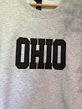 Load image into Gallery viewer, Black Polka Dot Ohio Appliqué Crewneck
