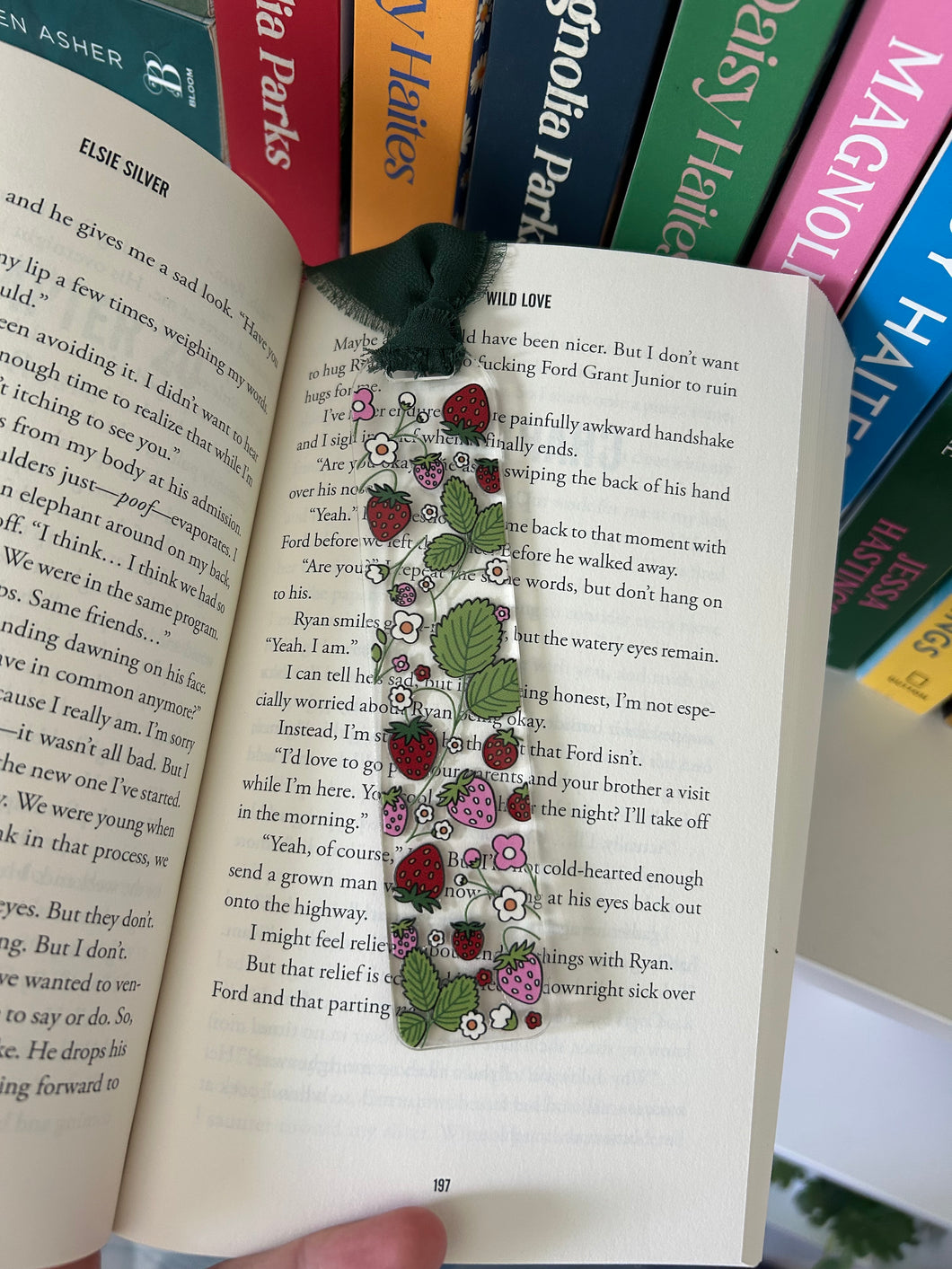 Strawberry Fields Acrylic Bookmark