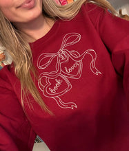 Load image into Gallery viewer, Book Lover Locket Crewneck
