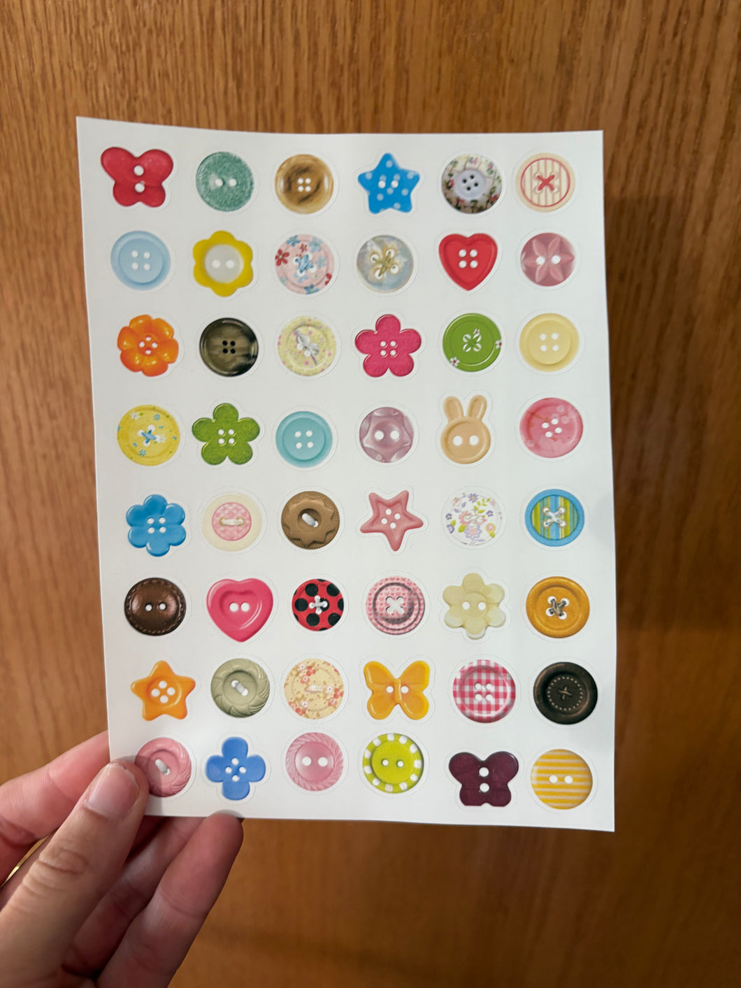 Button Sticker Sheet