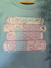 Load image into Gallery viewer, Quilted Book Stack Appliqué Crewneck
