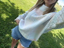 Load image into Gallery viewer, Blues Quilted Mockneck
