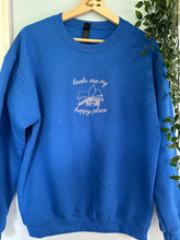 Load image into Gallery viewer, Books are my Happy Place Crewneck
