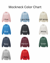 Load image into Gallery viewer, Well Read Cross Stitch Mockneck
