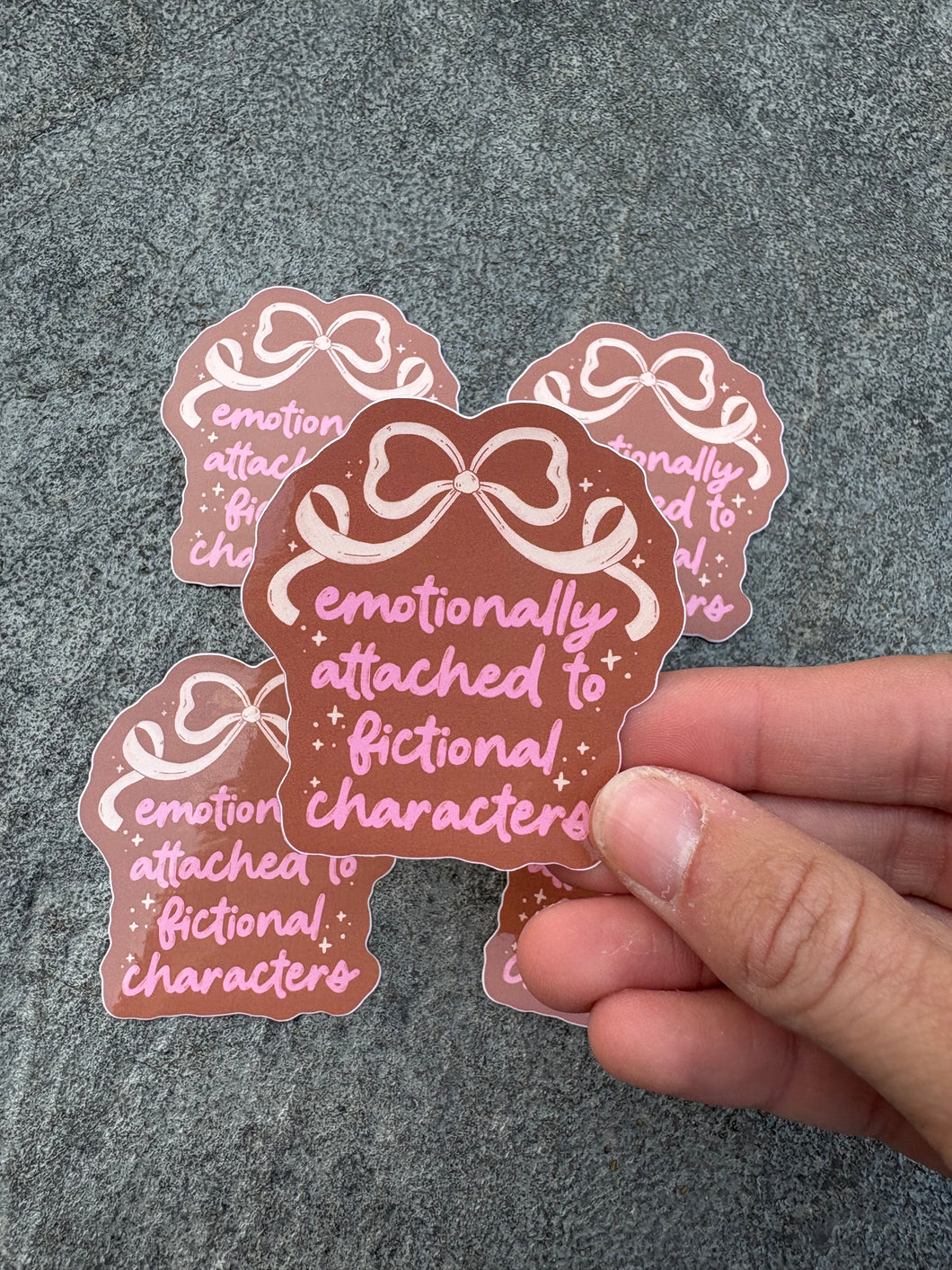 Emotionally Attached to Fictional Characters Sticker