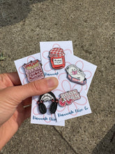 Load image into Gallery viewer, Reading in the Afterlife Ghost Enamel Pin
