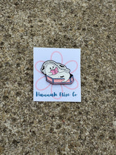 Load image into Gallery viewer, Reading in the Afterlife Ghost Enamel Pin
