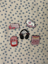 Load image into Gallery viewer, Reading in the Afterlife Ghost Enamel Pin
