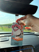 Load image into Gallery viewer, Strawberries n Cream Cowboy Kitty Air Freshner
