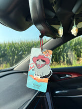 Load image into Gallery viewer, Strawberries n Cream Cowboy Kitty Air Freshner
