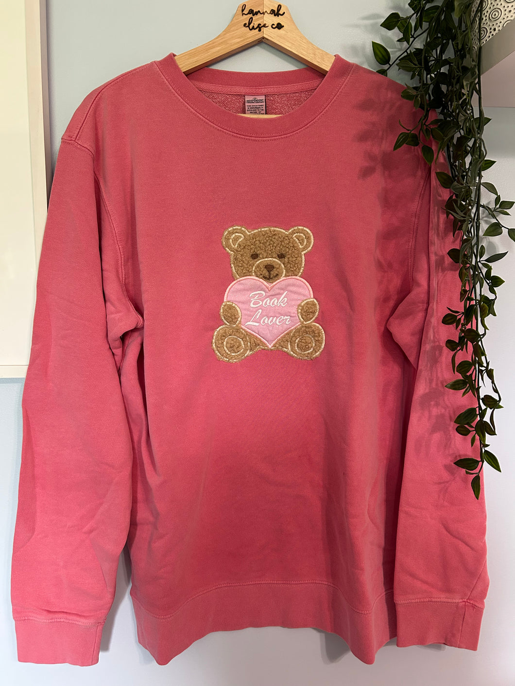 Book Lover Teddy Bear Crewneck
