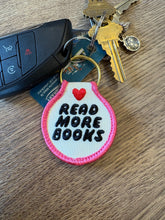 Load image into Gallery viewer, Read More Books Bag Tag Keychain

