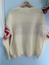 Load image into Gallery viewer, Reindeer Cable Knit Sweater

