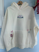 Load image into Gallery viewer, Oversized Ivory Pink Ski Lodge Mountain Cabin Hoodie
