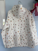 Load image into Gallery viewer, Oversized A Cottage Christmas Icons Quilted Hoodie
