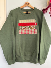 Load image into Gallery viewer, Holiday Book Stack Appliqué Crewneck
