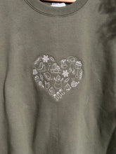 Load image into Gallery viewer, Christmas Heart Crewneck
